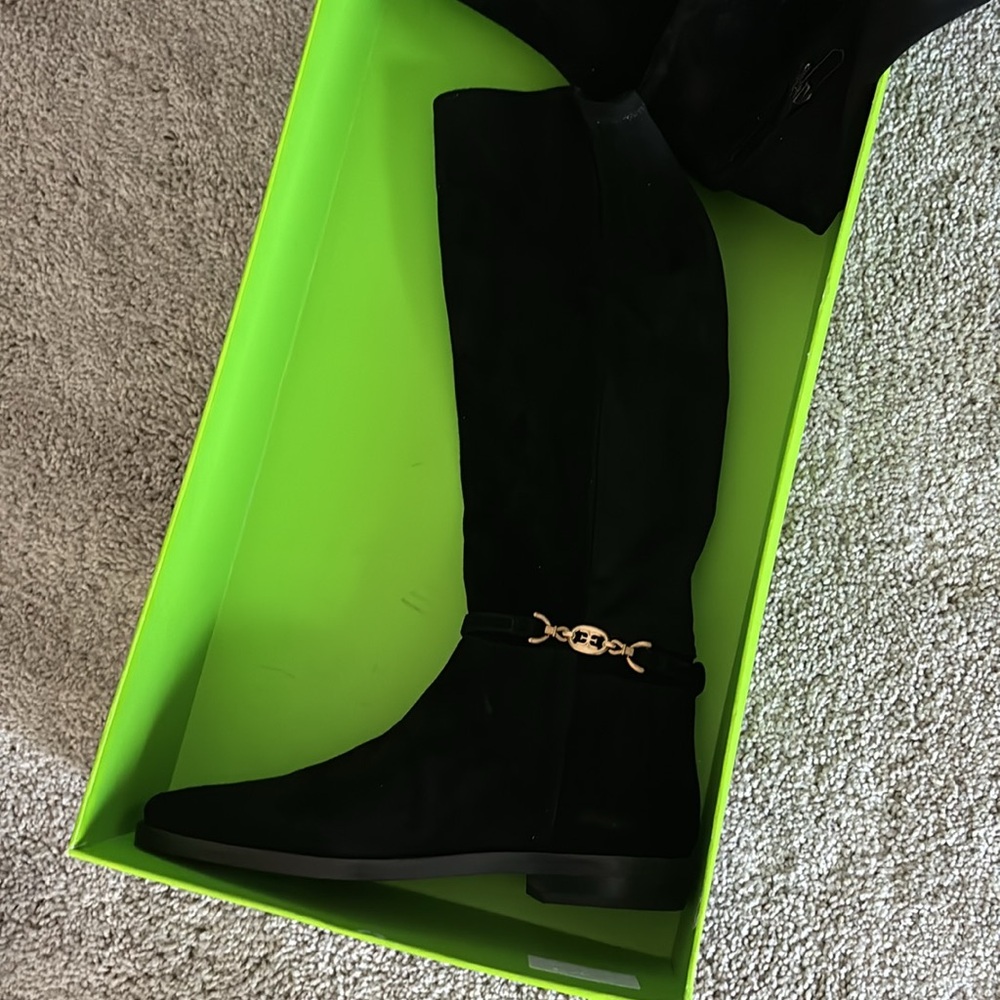 Sam Edelman Suede Riding Boot - Picture 7 of 12